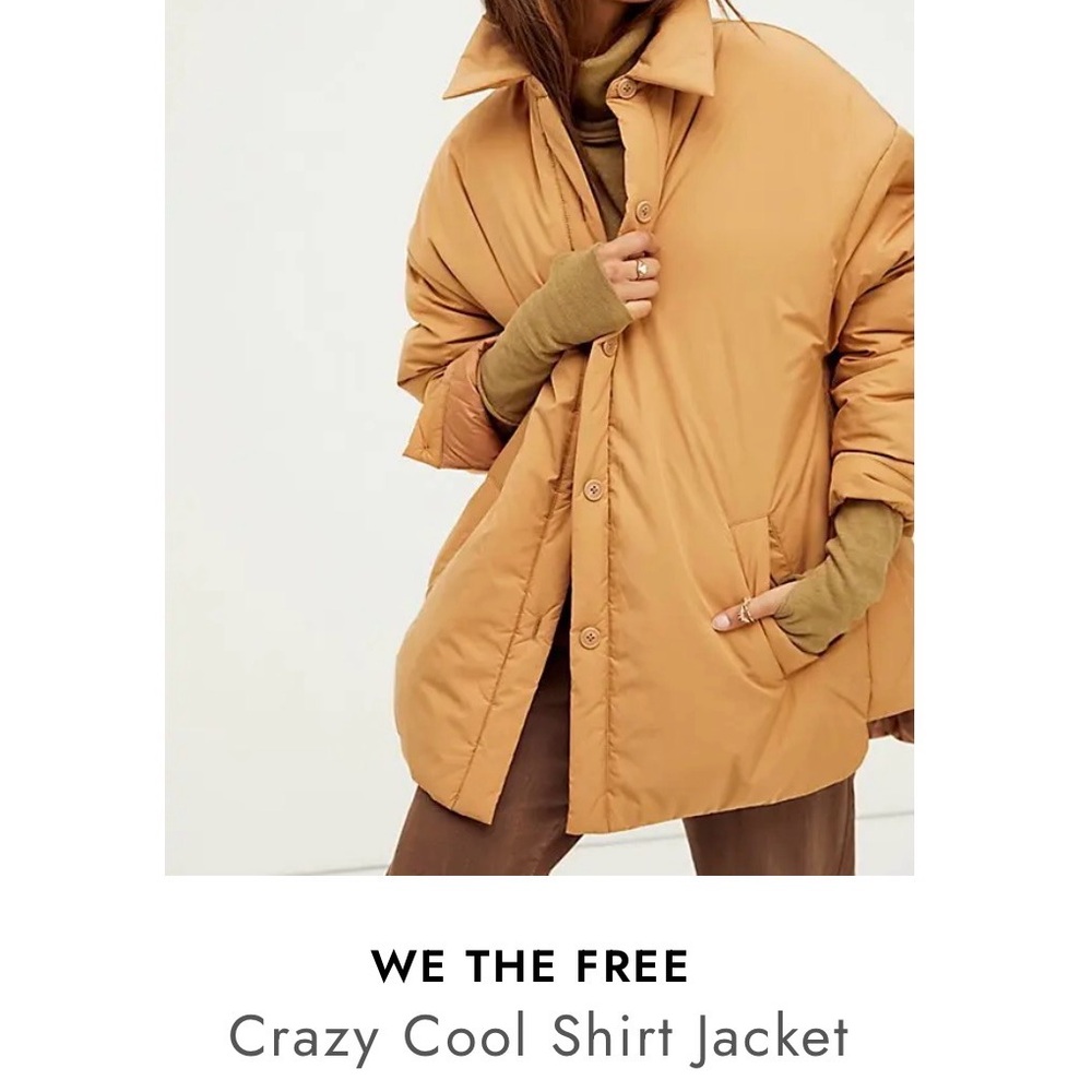 Free People / We The Free — Crazy Cool Shirt Jacket, S